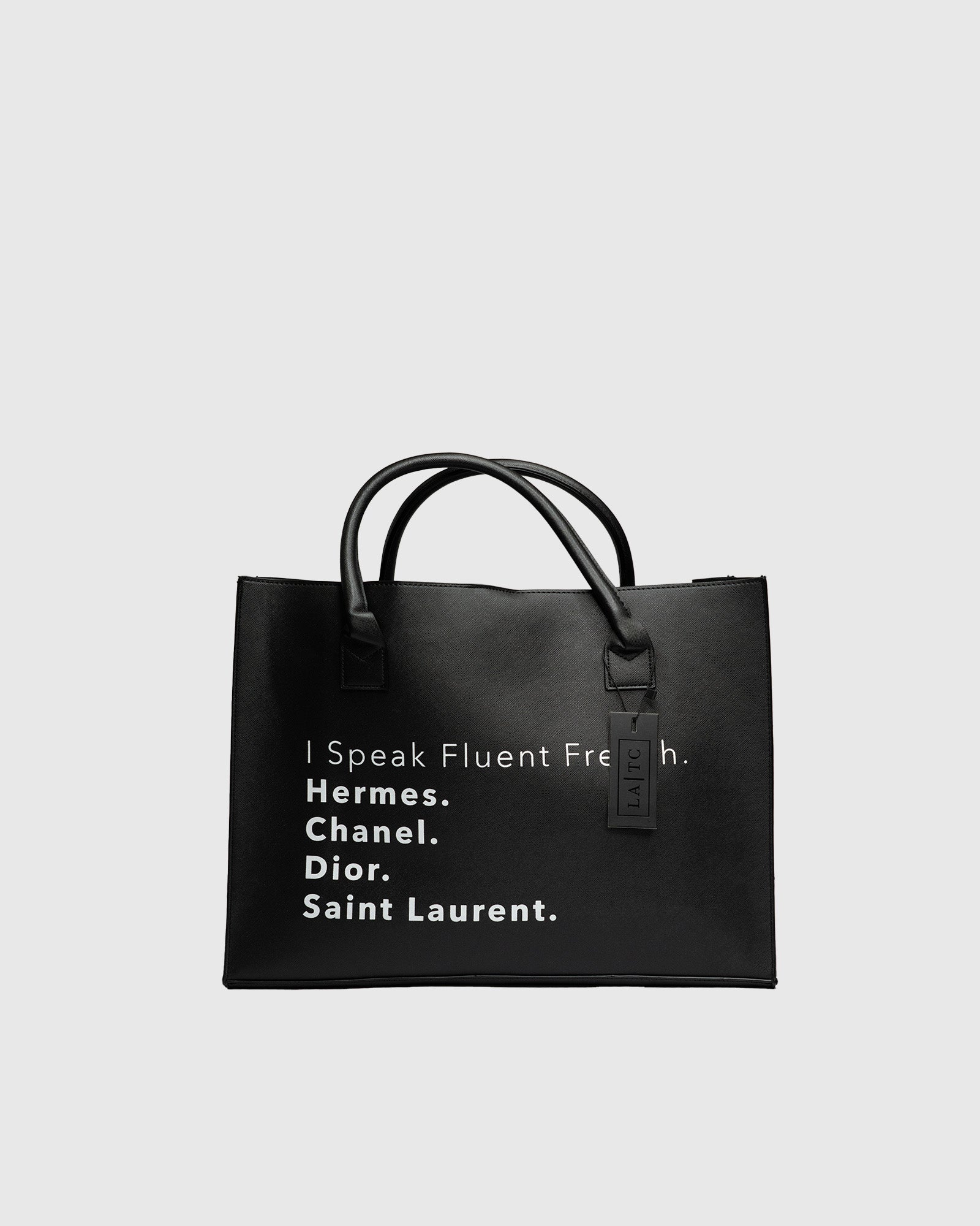 I Speak Fluent French Tote Bag - Black