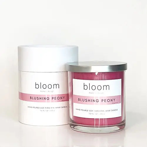 Blushing Peony Scented Candle (10 oz)