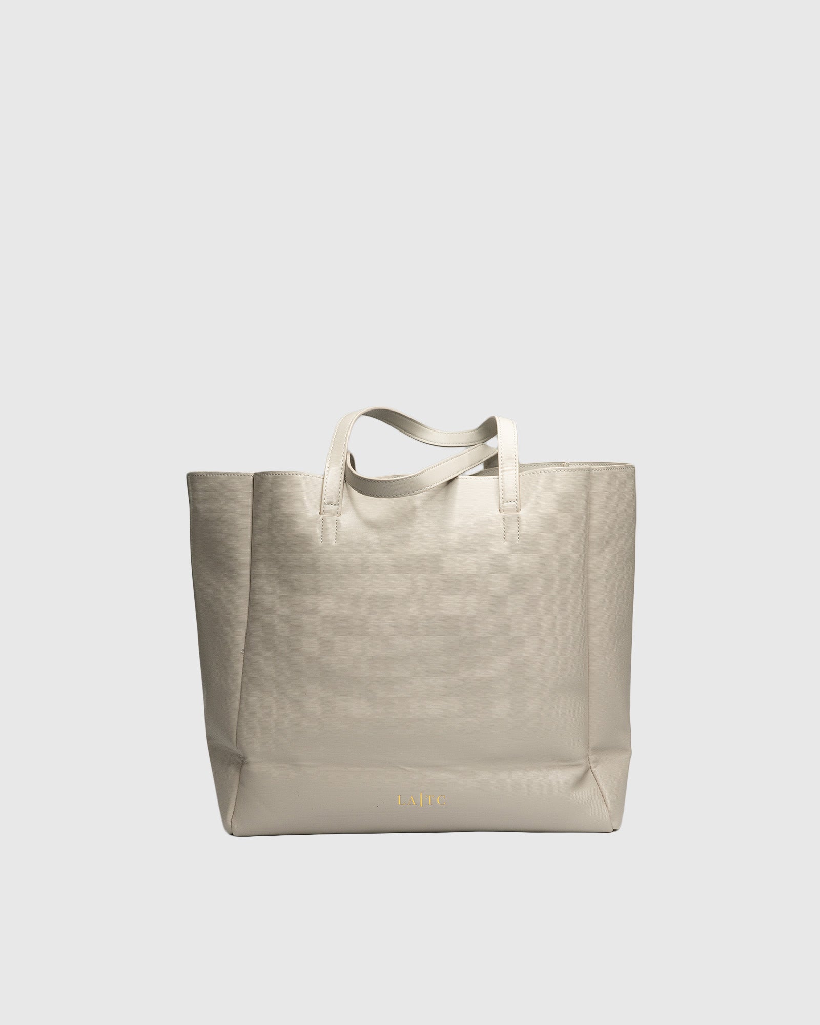 I Speak Fluent French Luxury Tote Bag - Beige